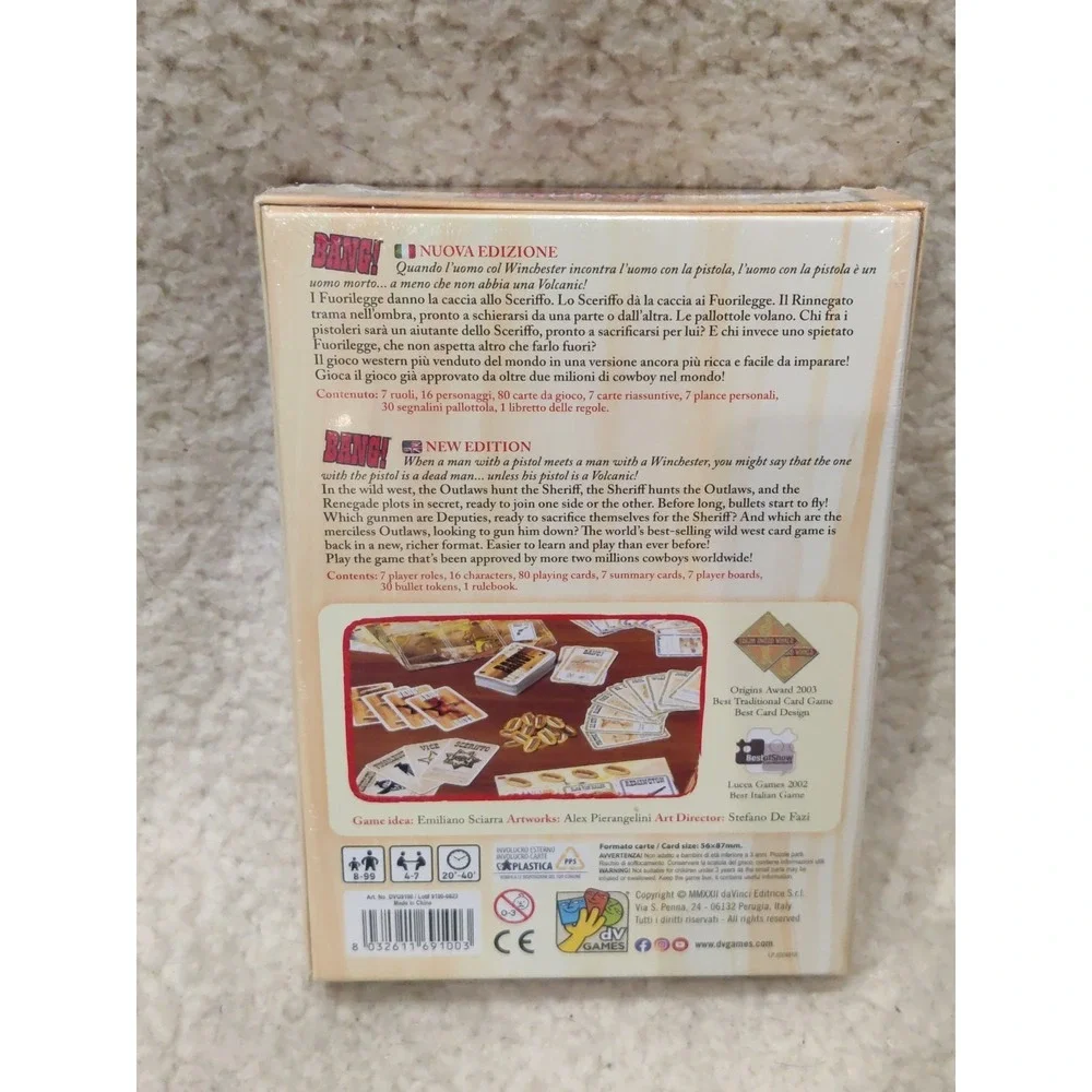 Wild West Family Card Game 4th Ed. Davinci Games Base Core - New/ Sealed - Picture 2 of 3